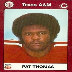 Autograph Warehouse Pat Thomas Football Card (Texas A&M) 1991 Collegiate Collection No.61