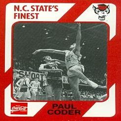 Sports Memorabilia Paul Coder Basketball Card (N.C. North Carolina State) 1989 Collegiate Collection No.65