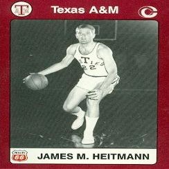 Autograph Warehouse James M. Heitmann Basketball Card (Texas A&M) 1991 Collegiate Collection No.63