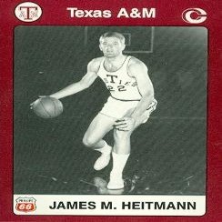 Autograph Warehouse James M. Heitmann Basketball Card (Texas A&M) 1991 Collegiate Collection No.63