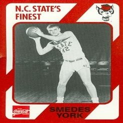 Autograph Warehouse Smedes York Basketball Card (N.C. North Carolina State) 1989 Collegiate Collection No.86