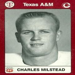 Autograph Warehouse Charles Milstead Football Card (Texas A&M) 1991 Collegiate Collection No.37