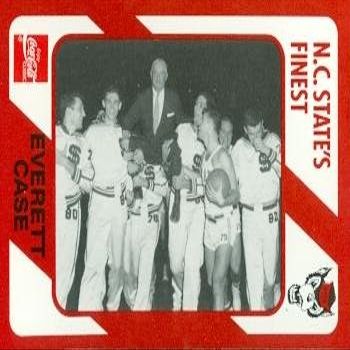Autograph Warehouse Coach Everett Case Basketball Card (N.C. North Carolina State) 1989 Collegiate Collection No.187