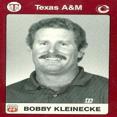 Autograph Warehouse Coach Bobby Kleinecke Tennis Card (Texas A&M) 1991 Collegiate Collection No.94