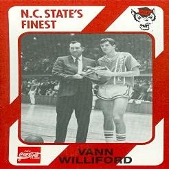 Sports Memorabilia Vann Williford Basketball Card (N.C. North Carolina State) 1989 Collegiate Collection No.87