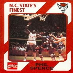 Sports Memorabilia Phil Spence Basketball Card (N.C. North Carolina State) 1989 Collegiate Collection No.47