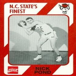 Sports Memorabilia Nick Pond Basketball Card (N.C. North Carolina State) 1989 Collegiate Collection No.172