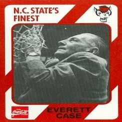 Autograph Warehouse Coach Everett Case Basketball Card (N.C. North Carolina State) 1989 Collegiate Collection No.188