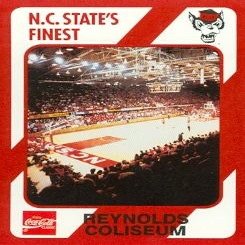 Autograph Warehouse Reynolds Coliseum Basketball Card (N.C. North Carolina State) 1989 Collegiate Collection No.190