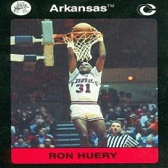Autograph Warehouse Ron Huery Basketball Card (Arkansas) 1991 Collegiate Collection No.80