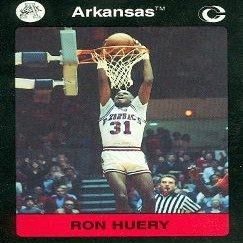 Autograph Warehouse Ron Huery Basketball Card (Arkansas) 1991 Collegiate Collection No.80