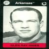 Autograph Warehouse Glen Ray Hines Football Card (Arkansas) 1991 Collegiate Collection No.83