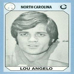 Autograph Warehouse Lou Angelo Football Card (North Carolina) 1990 Collegiate Collection No.113