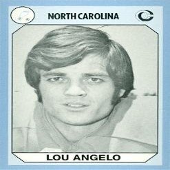 Autograph Warehouse Lou Angelo Football Card (North Carolina) 1990 Collegiate Collection No.113