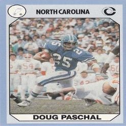 Sports Memorabilia Doug Paschal Football Card (North Carolina) 1990 Collegiate Collection No.26