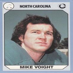 Autograph Warehouse Mike Voight Football Card (North Carolina) 1990 Collegiate Collection No.77