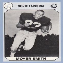 Autograph Warehouse Moyer Smith Football Card (North Carolina) 1990 Collegiate Collection No.102