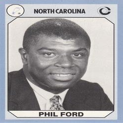 Autograph Warehouse Phil Ford Basketball Card (North Carolina) 1990 Collegiate Collection No.185