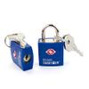 TLL03P Miami Carry-on TSA Locks - 1 Lock 2 Keys - Dark Blue view 2