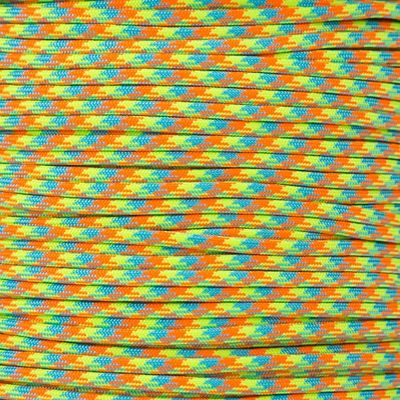 Paracord Planet 550 LB Type III 7 Strand 4mm Tactical Cord with Choices of 10, 20, 25, 50, 100, Feet Hanks or 250 & 1000 Foot Spools With 3/8 Inch Black Buckles Over 300 Colors To Choose From