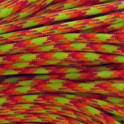 Paracord Planet 550 LB Type III 7 Strand 4mm Tactical Cord with Choices of 10, 20, 25, 50, 100, Feet Hanks or 250 & 1000 Foot Spools with 3/8 Inch Black Buckles  Over 300 Colors to Choose from