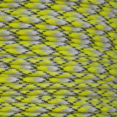 Paracord Planet 550 LB Type III 7 Strand 4mm Tactical Cord with Choices of 10, 20, 25, 50, 100, Feet Hanks or 250 & 1000 Foot Spools with 3/8 Inch Black Buckles  Over 300 Colors to Choose from