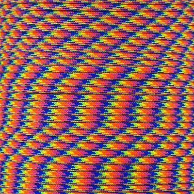 Paracord Planet 550 LB Type III 7 Strand 4mm Tactical Cord with Choices of 10, 20, 25, 50, 100, Feet Hanks or 250 & 1000 Foot Spools with 3/8 Inch Black Buckles Over 300 Colors to Choose from
