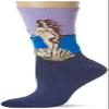 Hot Sox Women's Artist Series Crew Socks | Luncheon On The Grass, Lavender, Shoe Size: 4-10 view 1