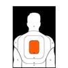 25-Yard Reverse BT-5 Target (Orange Center) 100 pack view 1