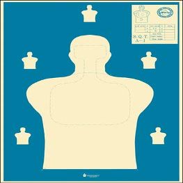 Full Size B-21X Target (Blue) 50 pack