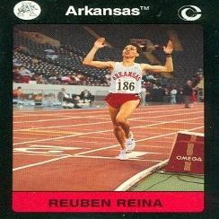 Sports Memorabilia Reuben Reina Trading Card (Arkansas) 1991 Collegiate Collection No.57 Cross Country