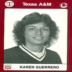 Sports Memorabilia Karen Guerrero Trading Card (Texas A&M) 1991 Collegiate Collection No.89 Softball