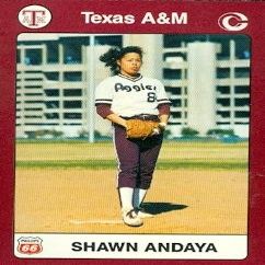 Autograph Warehouse Sharon Andaya Trading Card (Texas A&M) 1991 Collegiate Collection No.45 Softball