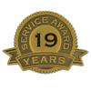 PinMart 19 Years of Service Award Lapel Pin - 25 Pack view 1