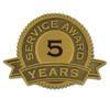 PinMart 5 Years of Service Award Lapel Pin - 100 Pack view 1