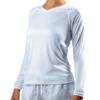 Kanu Surf Women's Solid Long Sleeve UPF 50+ Swim Shirt, White, X-Large view 1