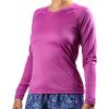Kanu Surf Women's Solid Long Sleeve UPF 50+ Swim Shirt, Purple, Large view 1