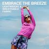 Kanu Surf Women's Solid Long Sleeve UPF 50+ Swim Shirt, Purple, Large view 4
