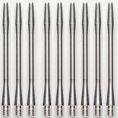 3 Sets of Winmau Aluminum Dart Shafts (9 Shafts) (Silver, Ex-Short)