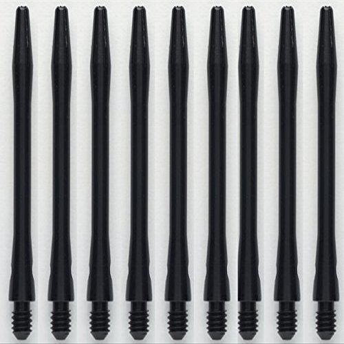3 Sets of Winmau Aluminum Dart Shafts (9 Shafts) (Black, Ex-Short)