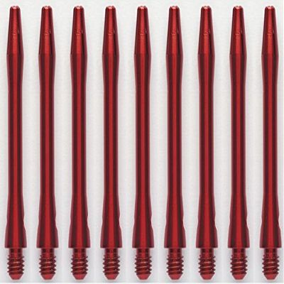 3 Sets of Winmau Aluminum Dart Shafts (9 Shafts) (Red, Medium)
