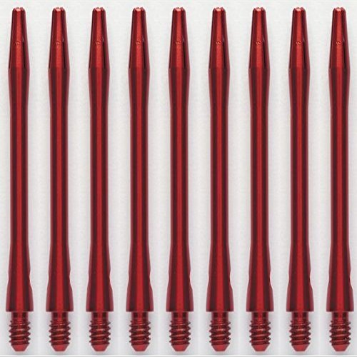 3 Sets of Winmau Aluminum Dart Shafts (9 Shafts) (Red, Ex-Short)
