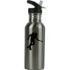 Personalized Custom Scuba Diver Stainless Steel Water Bottle with Straw Top 20 Ounce Sport Water Bottle Customizable view 1