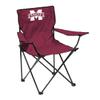 Logo Brands NCAA Mississippi State Bulldogs Quad Chair, Unisex Adult Chair with One Cup Holder, Team Color, One Size view 1