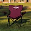 Logo Brands NCAA Mississippi State Bulldogs Quad Chair, Unisex Adult Chair with One Cup Holder, Team Color, One Size view 2