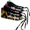 WOD Wear Wrist Wraps for Powerlifting, Strength Training, Bodybuilding, Cross Training, Olympic Weightlifting, Yoga Support - One Size Fits All (Gray/Orange Stitch) view 3