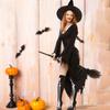 Premium Black Polyester Bones Over The Knee Socks (One Size) - Pack of 2 - Perfect for Standout Fashion Statement view 2