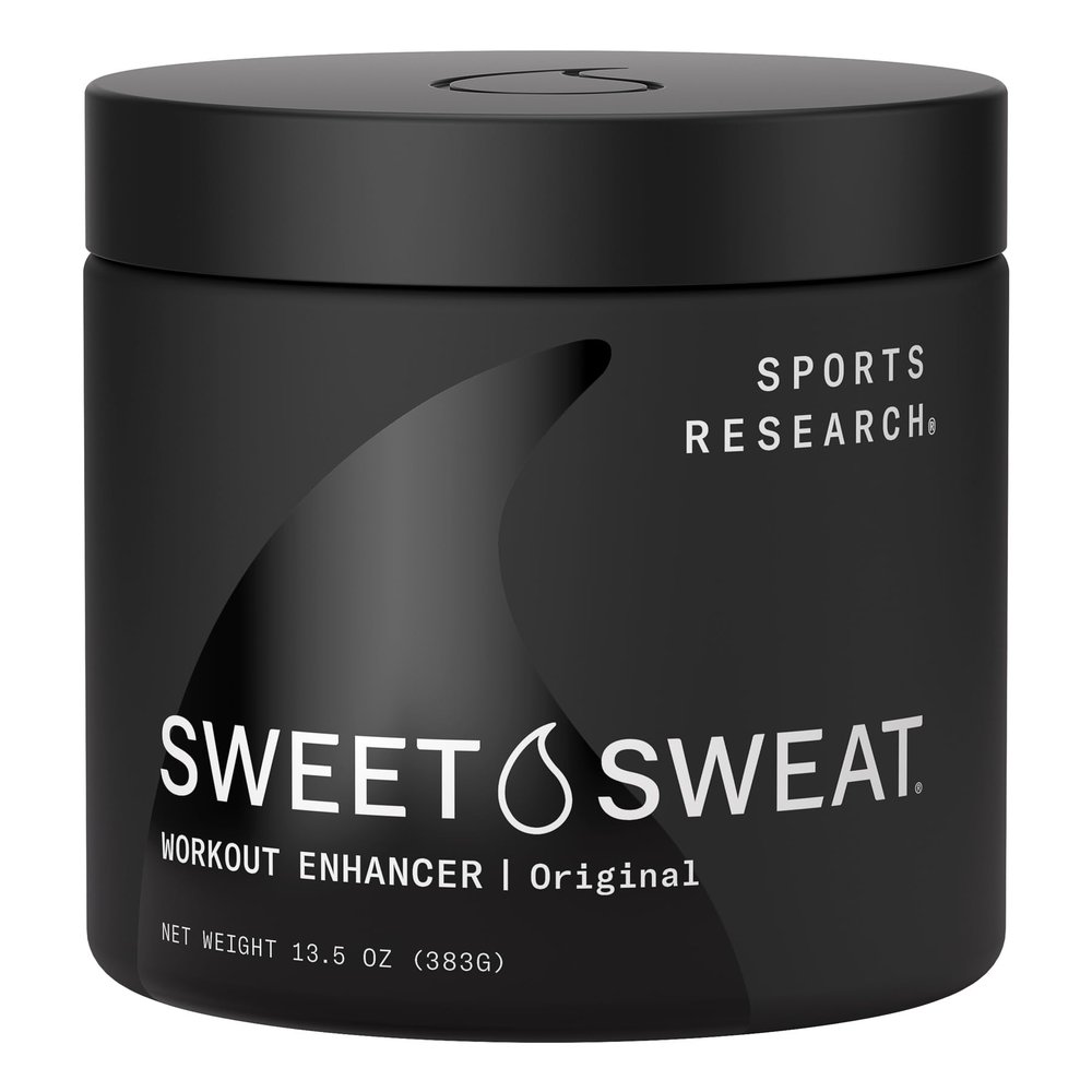 Sports Research Sweet Sweat 'Workout Enhancer' Gel (Original Scent) - Maximize Your Exercise & Sweat Faster - 13.5oz Jar