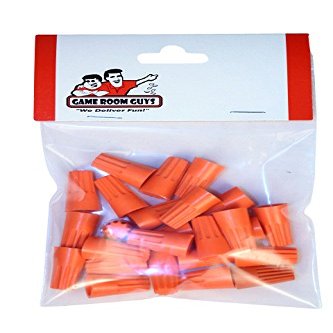 Game Room Guys Set of 25 Orange Wire Connector Nut