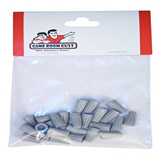 Game Room Guys Set of 25 Gray Wire Connector Nuts
